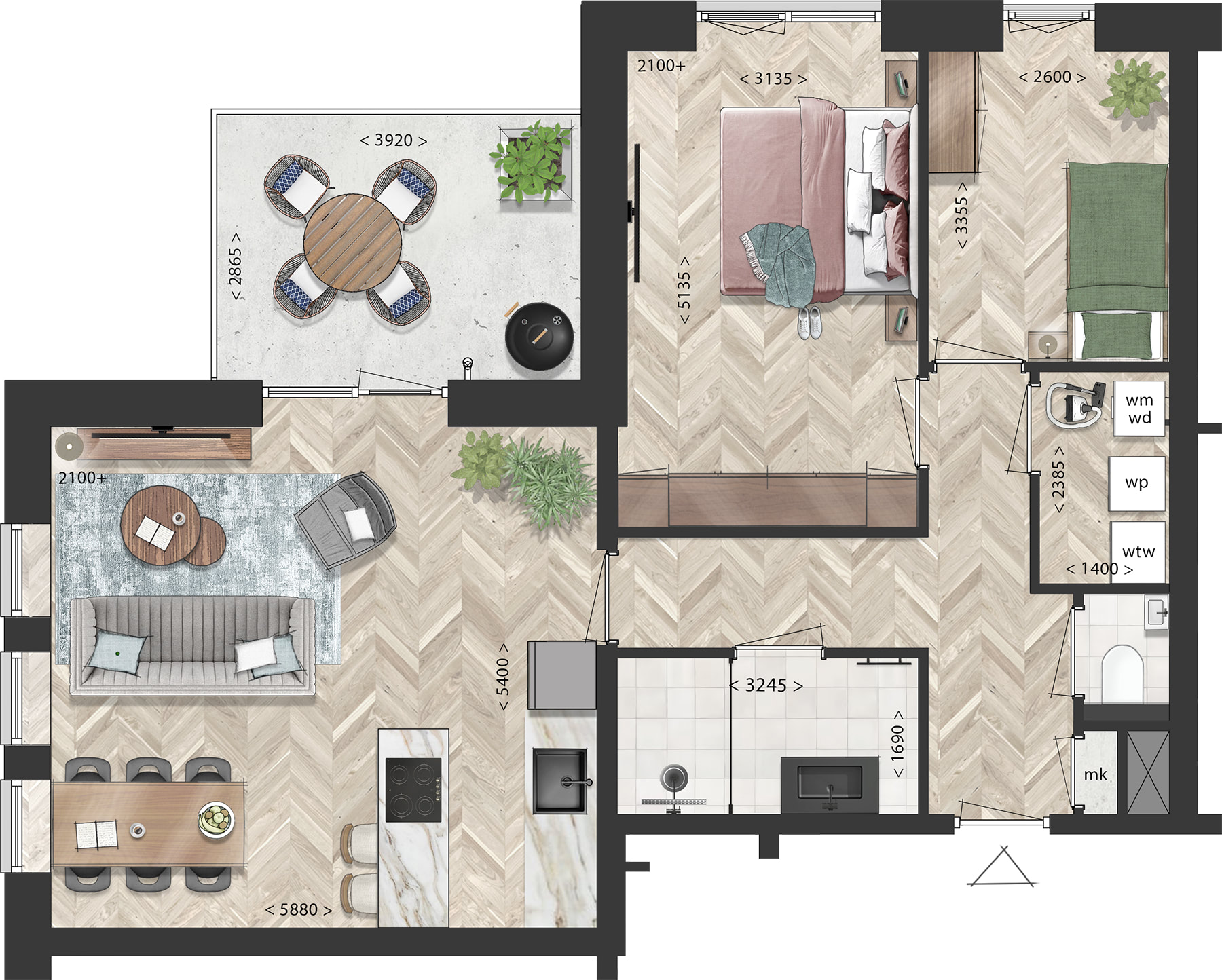 Plattegrond bouwnummer 12