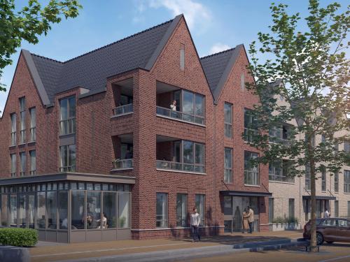 Exterieurimpressie hoek Raadhuisplein en Stationsstraat