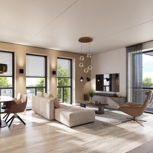 Interieurimpressie appartement 4